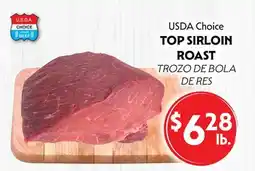 La Chiquita Food Market USDA Choice TOP SIRLOIN ROAST offer