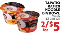 La Chiquita Food Market TAPATIO RAMEN NOODLE BIG BOWL offer