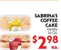 La Chiquita Food Market SABRINA'S COFFEE CAKE offer