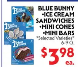 La Chiquita Food Market BLUE BUNNY • ICE CREAM SANDWICHES • MINI CONES • MINI BARS offer