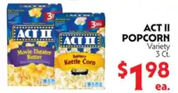La Chiquita Food Market ACT II POPCORN offer