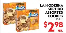 La Chiquita Food Market LA MODERNA SURTIDO ASSORTED COOKIES offer
