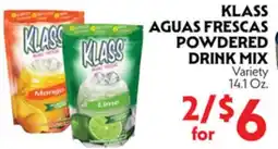 La Chiquita Food Market KLASS AGUAS FRESCAS POWDERED DRINK MIX offer