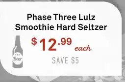 Standard Market Phase Three Lulz Smoothie Hard Seltzer offer