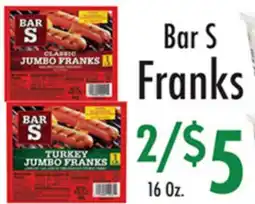 Garden Fresh Market Bar S Franks offer