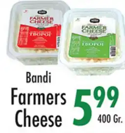 Garden Fresh Market Bandi Farmers Cheese offer