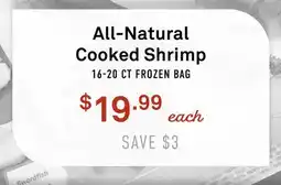 Standard Market All-Natural Cooked Shrimp offer