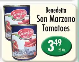 Garden Fresh Market Benedetta San Marzano Tomatoes offer