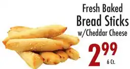 Garden Fresh Market Fresh Baked Bread Sticks w/Cheddar Cheese offer