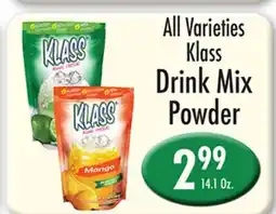 Garden Fresh Market All Varieties Klass Drink Mix Powder offer