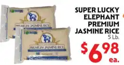 La Chiquita Food Market SUPER LUCKY ELEPHANT PREMIUM JASMINE RICE offer