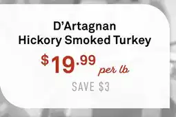 Standard Market D'Artagnan Hickory Smoked Turkey offer