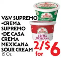 La Chiquita Food Market V&V SUPREMO •CREMA SUPREMO •DE CASA offer
