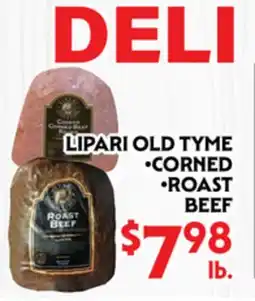 La Chiquita Food Market LIPARI OLD TYME • CORNED • ROAST BEEF offer