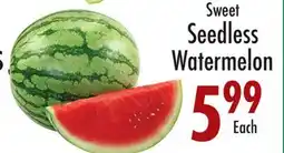 Garden Fresh Market Sweet Seedless Watermelon offer