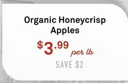 Standard Market Organic Honeycrisp Apples offer