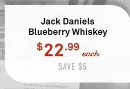 Standard Market Jack Daniels Blueberry Whiskey offer