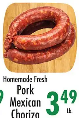 Garden Fresh Market Homemade Fresh Pork Mexican Chorizo offer