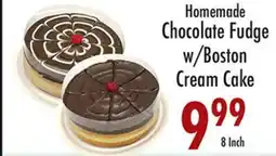 Garden Fresh Market Homemade Chocolate Fudge w/Boston Cream Cake offer