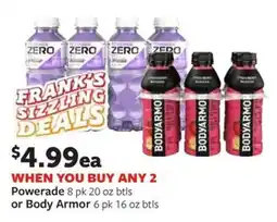 Fareway Powerade or Body Armor offer