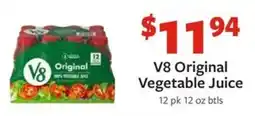 Fareway V8 Original Vegetable Juice offer