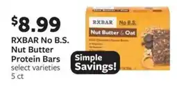 Fareway RXBAR No B.S. Nut Butter Protein Bars offer