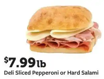 Fareway Deli Sliced Pepperoni or Hard Salami offer