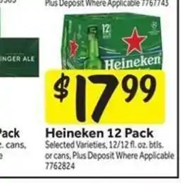 Stop&Shop Heineken 12 Pack offer