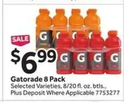 Stop&Shop Gatorade 8-Pack offer