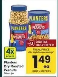 Safeway Planters Dry Roasted Peanuts offer