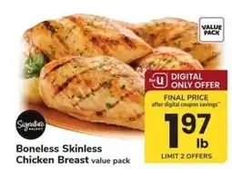 Safeway Boneless Skinless Chicken Breast offer