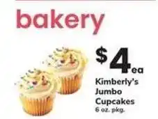 Safeway Kimberly's Jumbo Cupcakes offer