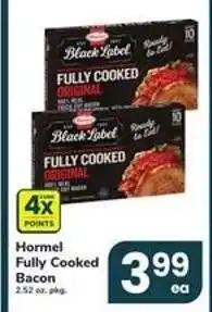 Safeway Hormel Fully Cooked Bacon offer