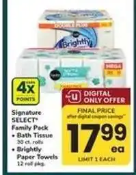 Safeway Signature SELECT Family Pack offer