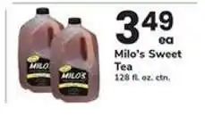 Safeway MILO'S Sweet Tea offer