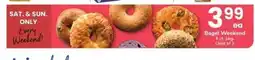 Safeway Bagel Weekend offer