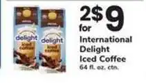 Safeway International Delight Iced Coffee offer