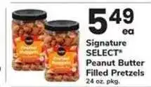Safeway Signature SELECT Peanut Butter Filled Pretzels offer