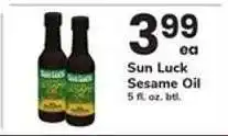 Safeway Sun Luck Sesame Oil offer