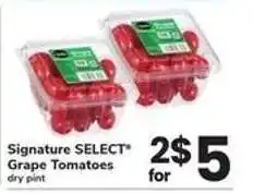 Safeway Signature SELECT Grape Tomatoes offer