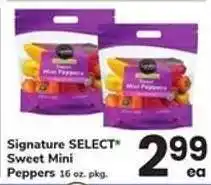 Safeway Signature SELECT Sweet Mini Peppers offer