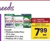 Safeway Cascade offer