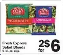 Safeway Fresh Express Salad Blends offer