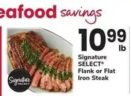 Safeway Signature SELECT Flank or Flat Iron Steak offer