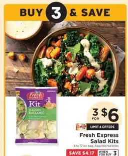 ShopRite Fresh Express Salad Kits offer