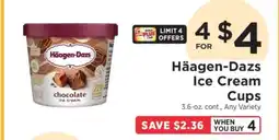 ShopRite Häagen-Dazs Ice Cream Cups offer