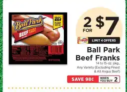 ShopRite Ball Park Beef Franks offer