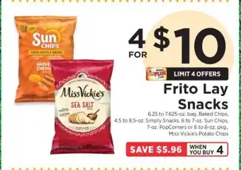 ShopRite Frito Lay Snacks offer