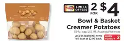 ShopRite Bowl & Basket Creamer Potatoes offer