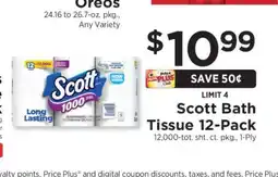 ShopRite Scott Bath Tissue 12-Pack offer